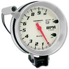 0-10000 Gauge Programmable Lit Pointer Tachometers Orange Face White Rpm