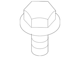 W710041-ss35b 06-10 Explorer Mountaineer Headliner Retainer Clip Genuine Oem New W710041ss35b