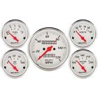 1300 Auto Meter Arctic White Piece Gauge Kit Speedo 046074013003