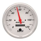 1389 Auto Meter Arctic White Electric Programmable Speedometer 046074013898
