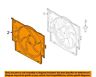 17428626871 Bmw Oem Gt Xdrive Cooling Fan Shroud