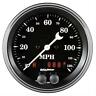 1749 Auto Meter Gauge Speedometer Gps Old Tyme Black