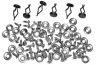 7c-8150960-s 1948 1949 1950 1951 1952 Ford Truck Headliner Clip And Screw Kit