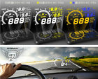 Ash-4c 2014 Multi Car Hud Obd-ii Heap Up Display Speedometer Mph/kmh 3 Colors