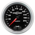3680-m Auto Meter Ii Speedometer Flat 046074165603