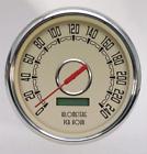 Woodward-240 37150-02m New Vintage Usa Prog Speedometer Beige Kph 689860958524
