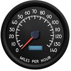 44150-01 New Vintage Usa Aviator Speedometer Mph 689860955806