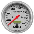 4490 Autometer Electric Speedometer 046074044908