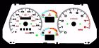 5865 Motorsport Geo Tracker White Face Speedometer Gauges Tach Flames Lowest