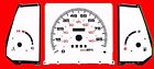 7559 Motorsport Geo Tracker White Face Speedometer Gauges Man No Tach