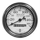 82663 Stewart Warner Speedometer Wings Mph Analog Mechanical White Face