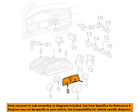 8322004120 Tacoma-speedometer 01-04 Oem Head Toyota