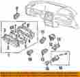85020ac290 Subaru Oem 98-99 Legacy-speedometer Head