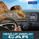 A8 Excelvan Car Hud Projector Display Speeding Warning Fuel 657419776615