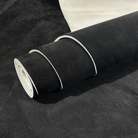 Babnecl Heise95 Suede Auto Headliner Fabric 95 Inch L 60 W With Foam Black