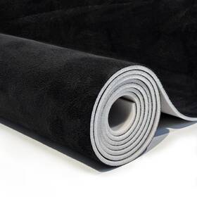 Heise96 Babnecl Suede Auto Headliner Fabric 96 Inch L 60 W With Foam Black