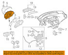 3-instrument Bgw255471a Mazda Oem Panel Dash Gauge Cluster