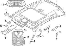 51-44-8-097-395 Bmw Genuine Headliner