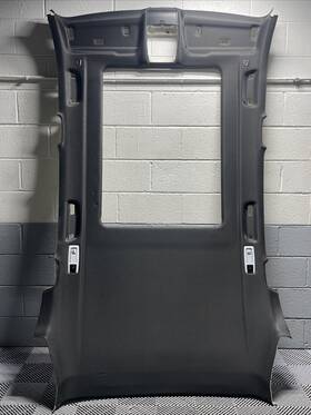51447354739 Bmw 2013 2014 2015 2016 2017 X5 F15 Roof Headliner Trim Cover Black Oem
