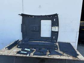 51448038136 Bmw Headliner Roof Interior A B C Pillar Alcantara Suede Set F10 2011-2016 Oem