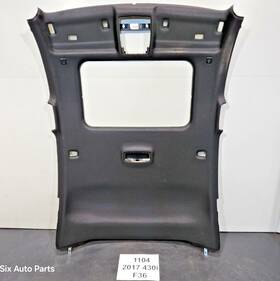 8061007 Bmw 15-20 Oem F36 Gran Coupe Interior Headliner Trim Cover Anthracite Black