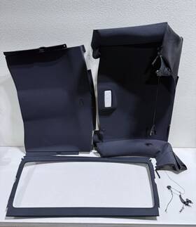 Bmw 90000010141803 F33 Convertible Roof Headliner Liner Set Front Center Rear 14-20 #2479