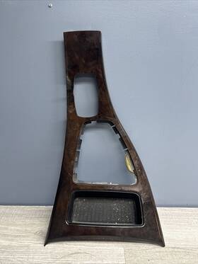 9170935 Bmw 09 10 11 Oem E90 E92 Central Console Wood Trim Walnut Cic Navigation Lm78