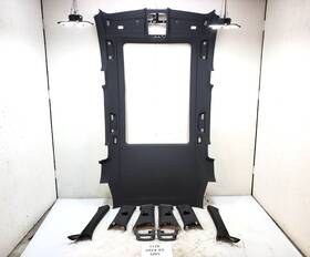9874386 Bmw 24-25 Oem G05 X5 Lci Black Headliner Panoramic Roof Pillars Set 17k Miles