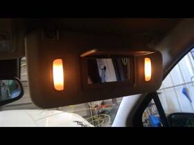 268-02108ar Buick Passenger Sun Visor Illuminated Fixed Fits 13-14 Encore 10255865