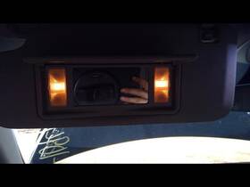 268-02394l Buick Driver Left Sun Visor Fits 16-19 Envision 10255527