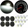Cb991735s01 Stepper Motor Gauge Instrument White Led Bulbs For Silverado Envoy