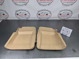 131.gm1z78 Chevrolet 1978 Corvette T-top Interior Trim Panels - Lh/rh Pair Tan Oem
