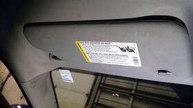 268-01961l Chevrolet Driver Sun Visor Vin W 4th Digit Limited Side Lamps Fits 06-16 Impala 10315879
