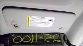 268-13219r Chevrolet 24 25 Trax Passenger Right Sun Visor 10298135