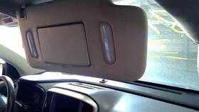 268-12326r Chevrolet Truck Passenger Sun Visor With Illuminated Opt Deg Fits 17-19 Canyon 10263602