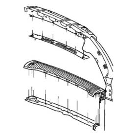 5gp80zj3ai Chrysler Molding. Headliner. Diagram 3 For