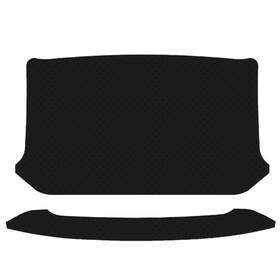 Afh6163s-fbh1 Cj Classic Trucks Perforated Headliner 2-piece Black Standard Cab F-100 1961-