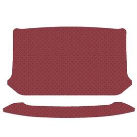 Afh6163s-fbh5 Cj Classic Trucks Perforated Headliner 2-piece Red Cab F-100 1961-1963