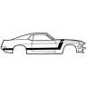 D0zz-6320000-c Scott Drake Classic Boss Stripe Kit Top Quality 842110154415