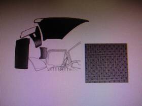 C5tz-8151968-a Dennis Carpenter 65 66 Ford Truck Headliner Grey Perforated