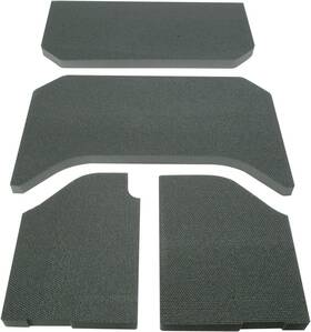 050131 Design Engineering 50131 Boom Mat Black Sound Deadening Headliner For 4-door Jeep
