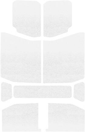 50170 Design Engineering For Jeep Jl 4dr 2018 Headliner Kit White 9pc 4-door Wrangler
