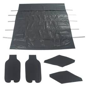 Distinctive Industries 091878h-934 Deluxe Headliner Kit Chevy Chevelle Coupe 67 Black L Inch