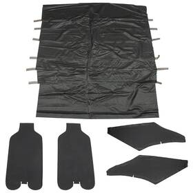 091882h-600 Distinctive Industries Black Headliner Kit Chevy Chevelle 2 Door Deluxe 6-bow