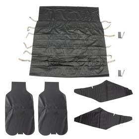 091936h-600 Distinctive Industries Black Basic Headliner 2-door Coupe Chevelle 68-69 With 6