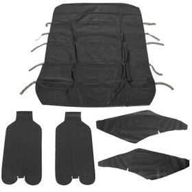 091946h-1179 Distinctive Industries Black Basic Headliner 2-door Cp Sedan Chevelle 69 With P