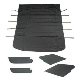 Distinctive Industries 092130h-635 Complete Vinyl Headliner Kit Chevelle Coupe 1964 Black