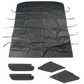 Distinctive Industries 092132h-966 Complete Headliner Kit Chevy Chevelle Coupe 65 Black B