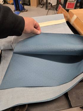67-2125 Dodge Blue Headliner For 1967-1972 Dart 2 Door Hardtop