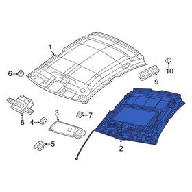 6gd02dx9af Dodge Oe For Charger 2018-2022 Headliner